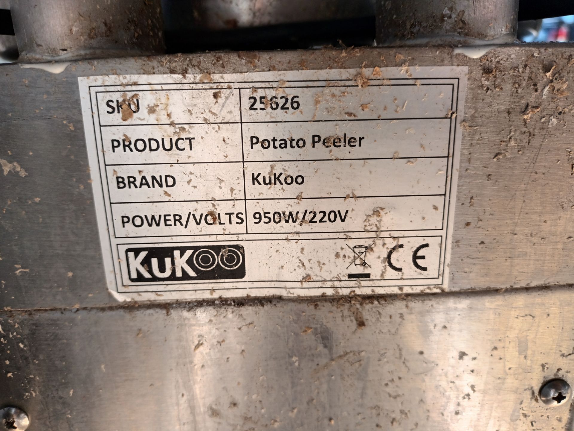 KuKoo 25626 potato peeler (Located: Hanslope) - Image 2 of 2