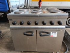 Lincat ESLR9RC electric six plate oven range (Located: Hanslope)