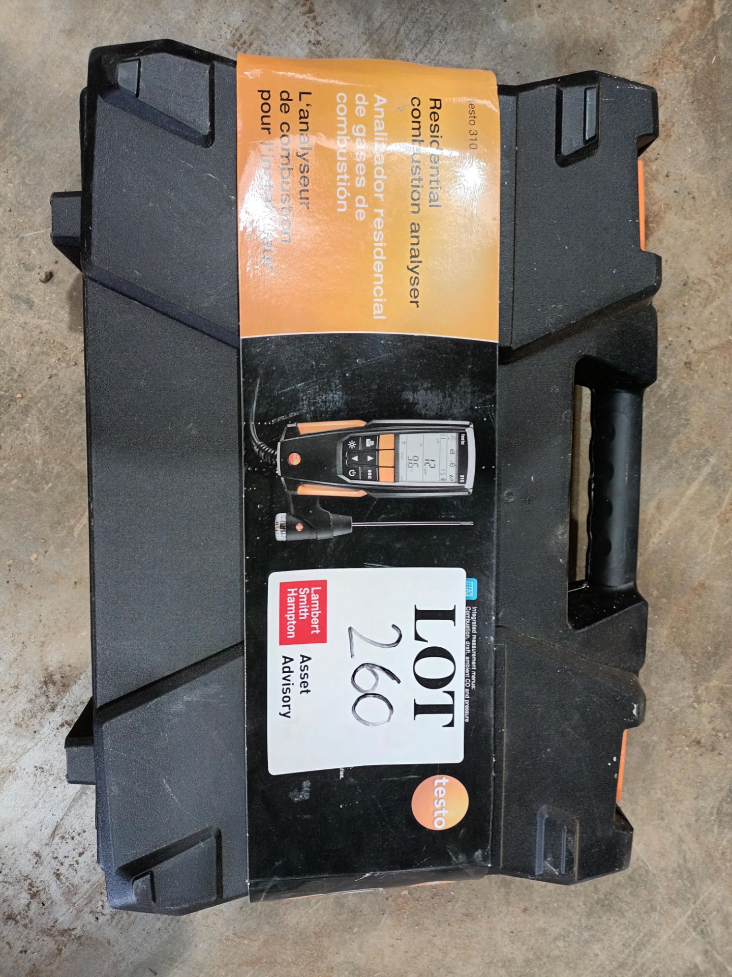 Testo residential combustion analyser (Located: Hanslope)