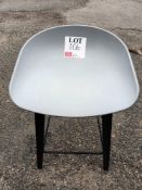HAY grey lowback bar stool (Located: Billericay)
