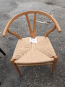 Carl Hansen 360457 wood framed chair (Located: Billericay)