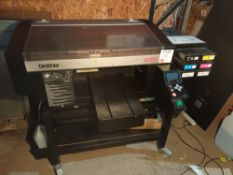 Brother GTX-422 direct to garment printer, serial number G792364 - complete with stand (print count