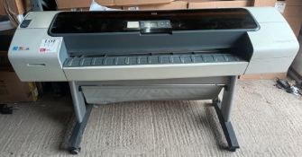 HP DesignJet T1100ps wide format printer (Located: Billericay)