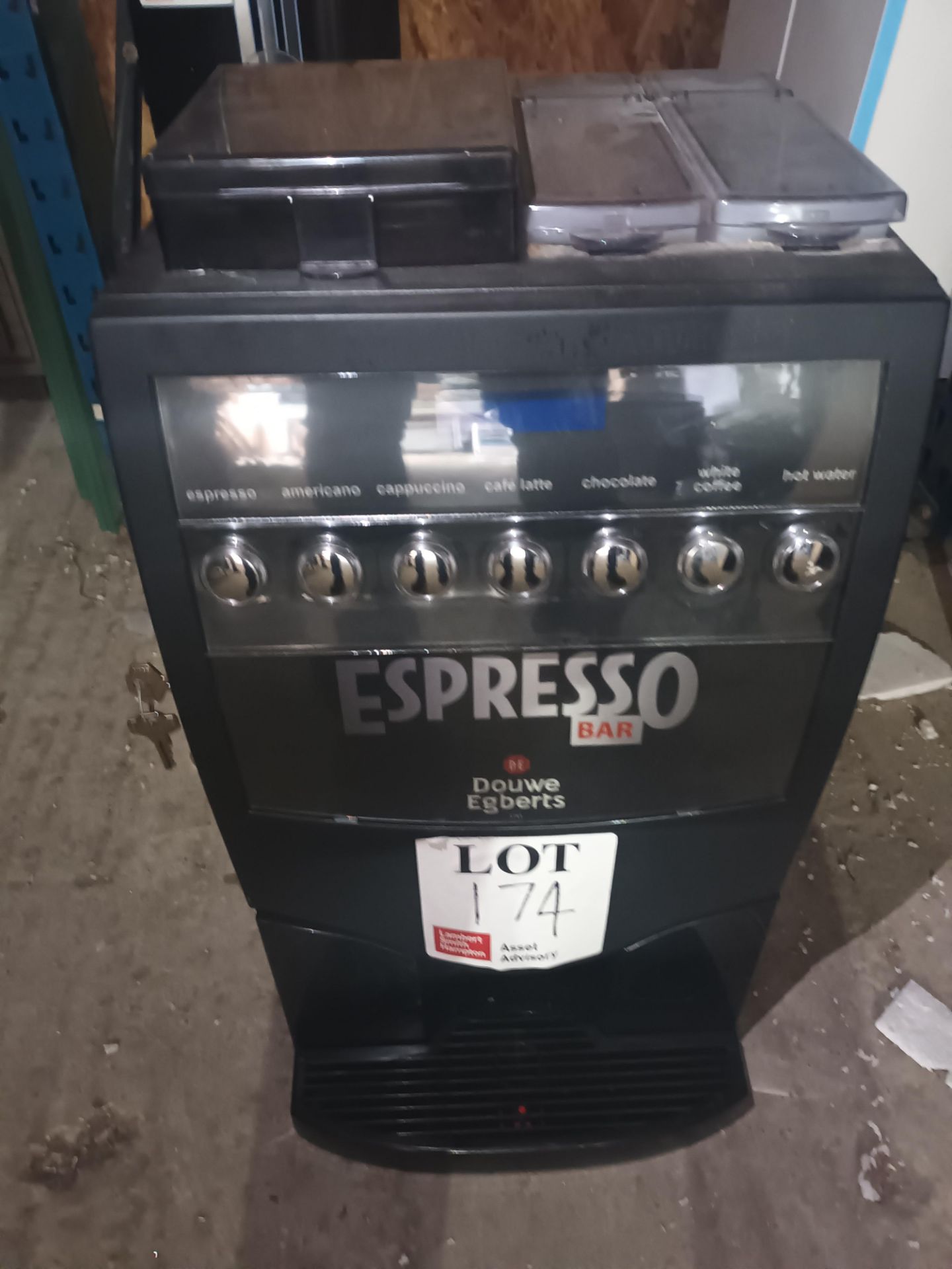 Douwe Egberts Espresso Bar coffee machine (Located: Billericay)