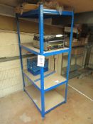 Bay of boltless stores racking, 900mm x 600mm x H1.8m