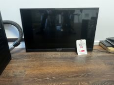 One Sharp tv/monitor (approx 32")