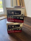 Two Pioneer DEH-X8700DAB car sterios (Working condition unknown)