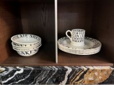 Emma Bridgewater plates, bowls & mug