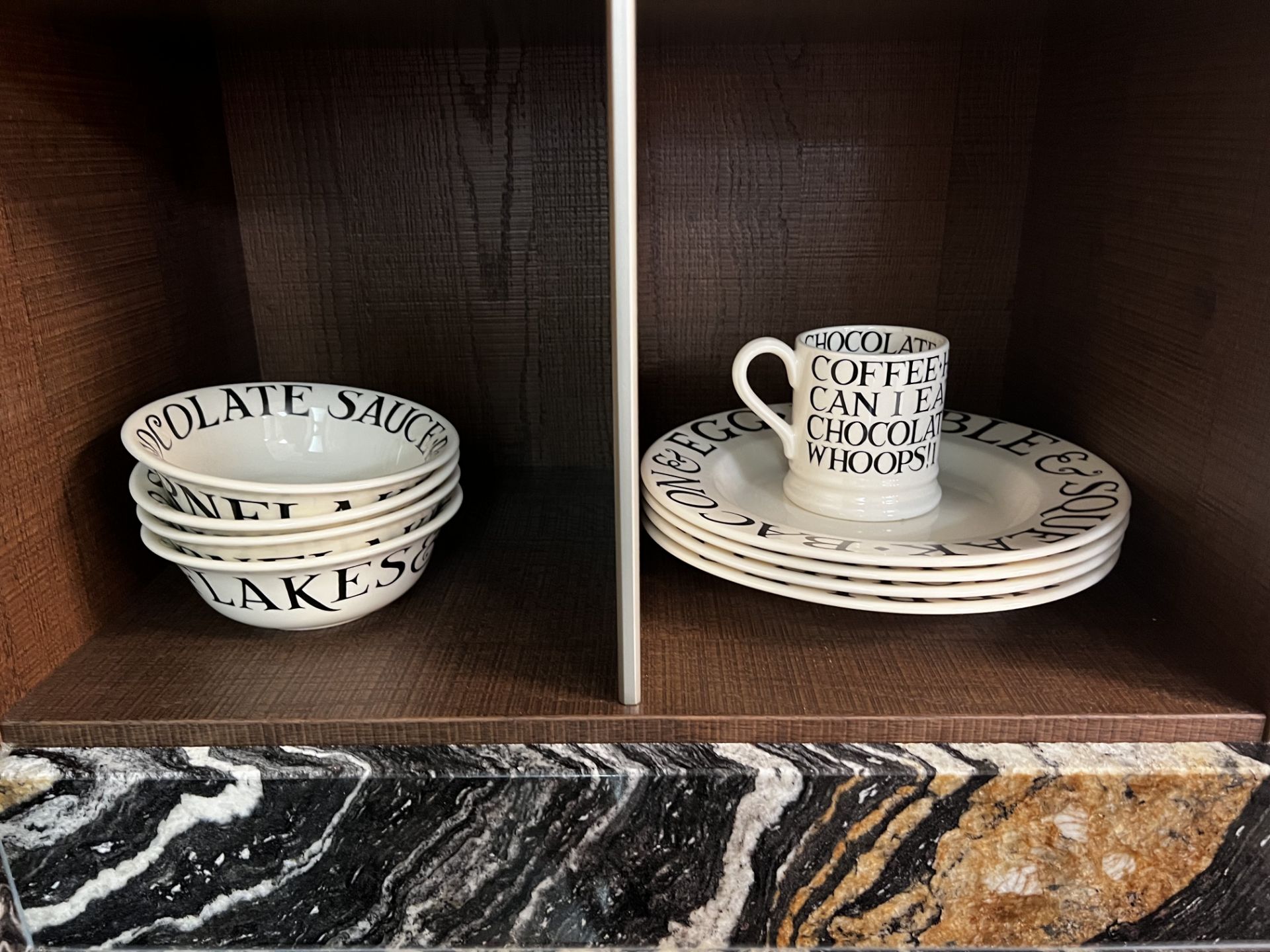 Emma Bridgewater plates, bowls & mug