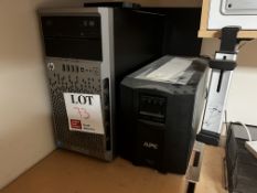 HP PC & x1 APC Smart-UPS 1000 back up power supply