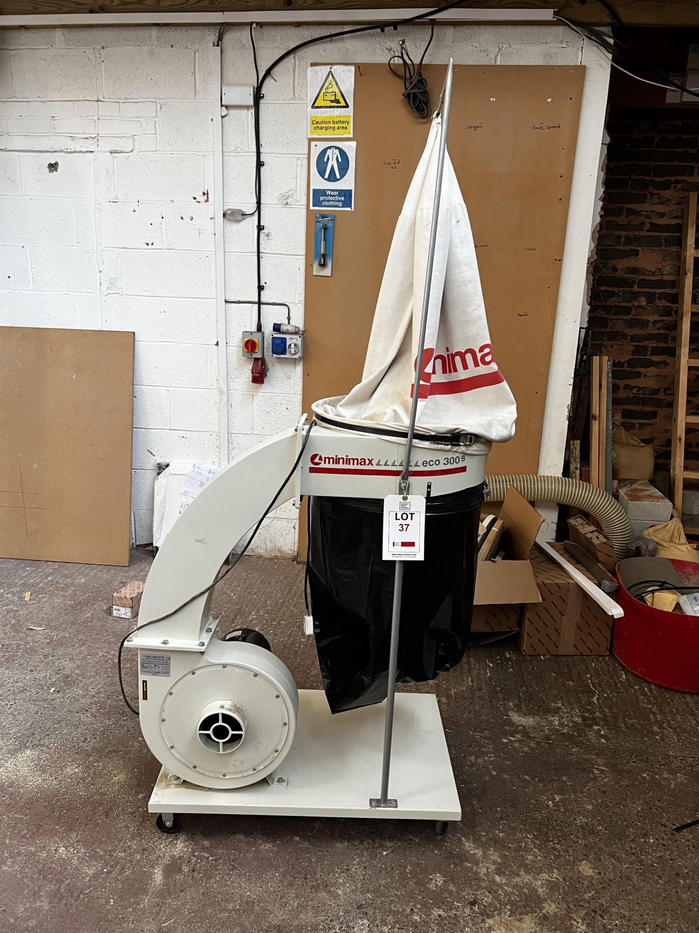 Mini max eco 300s single bag, dust extraction unit