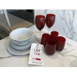 Plates, bowls, wine glasses & tumblers