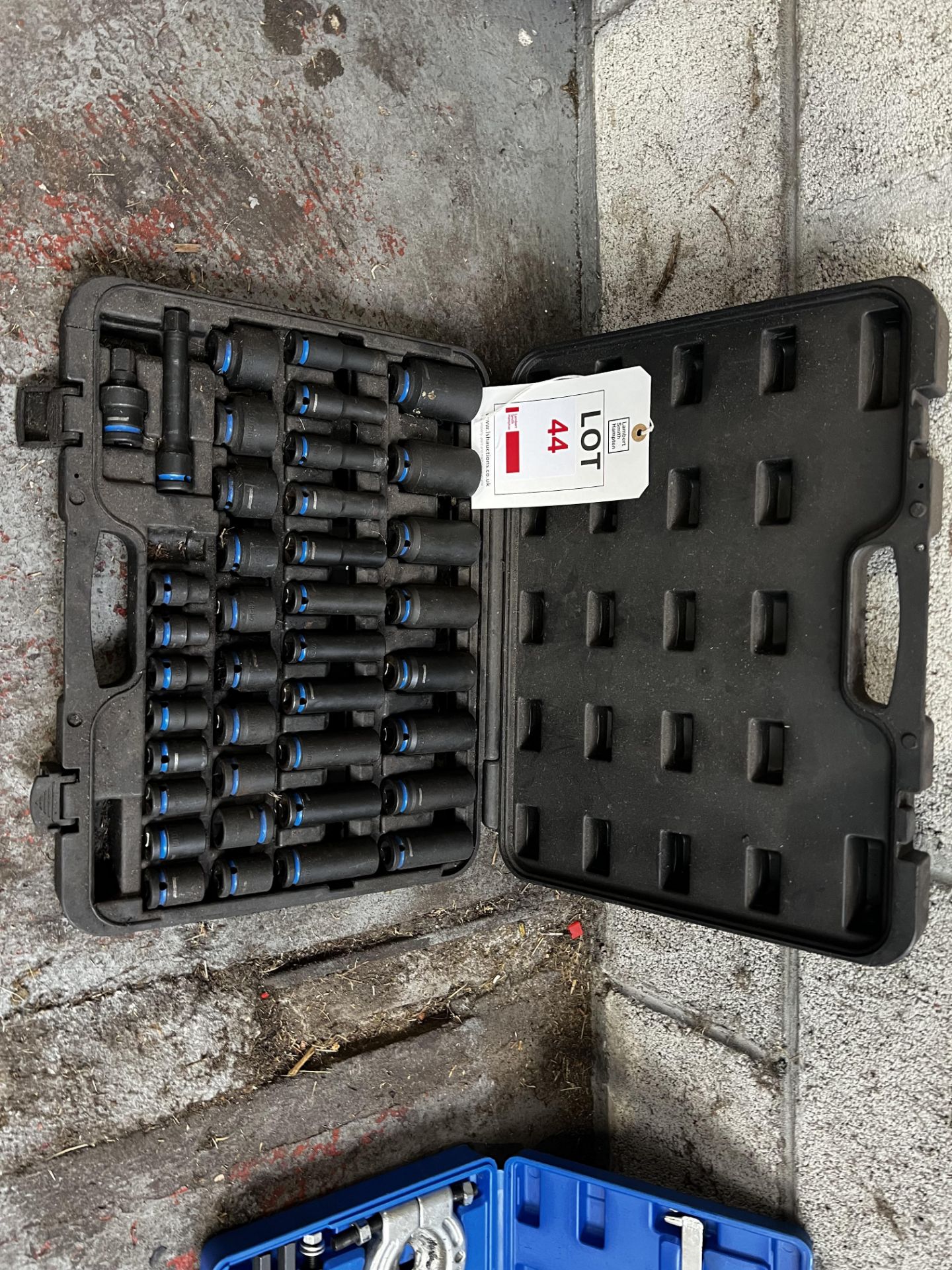 Socket set (missing one 10mm socket) (this lot is located at Portreath)