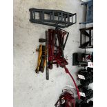 Hydraulic spectacle lift, trolley jack, pair of ramps