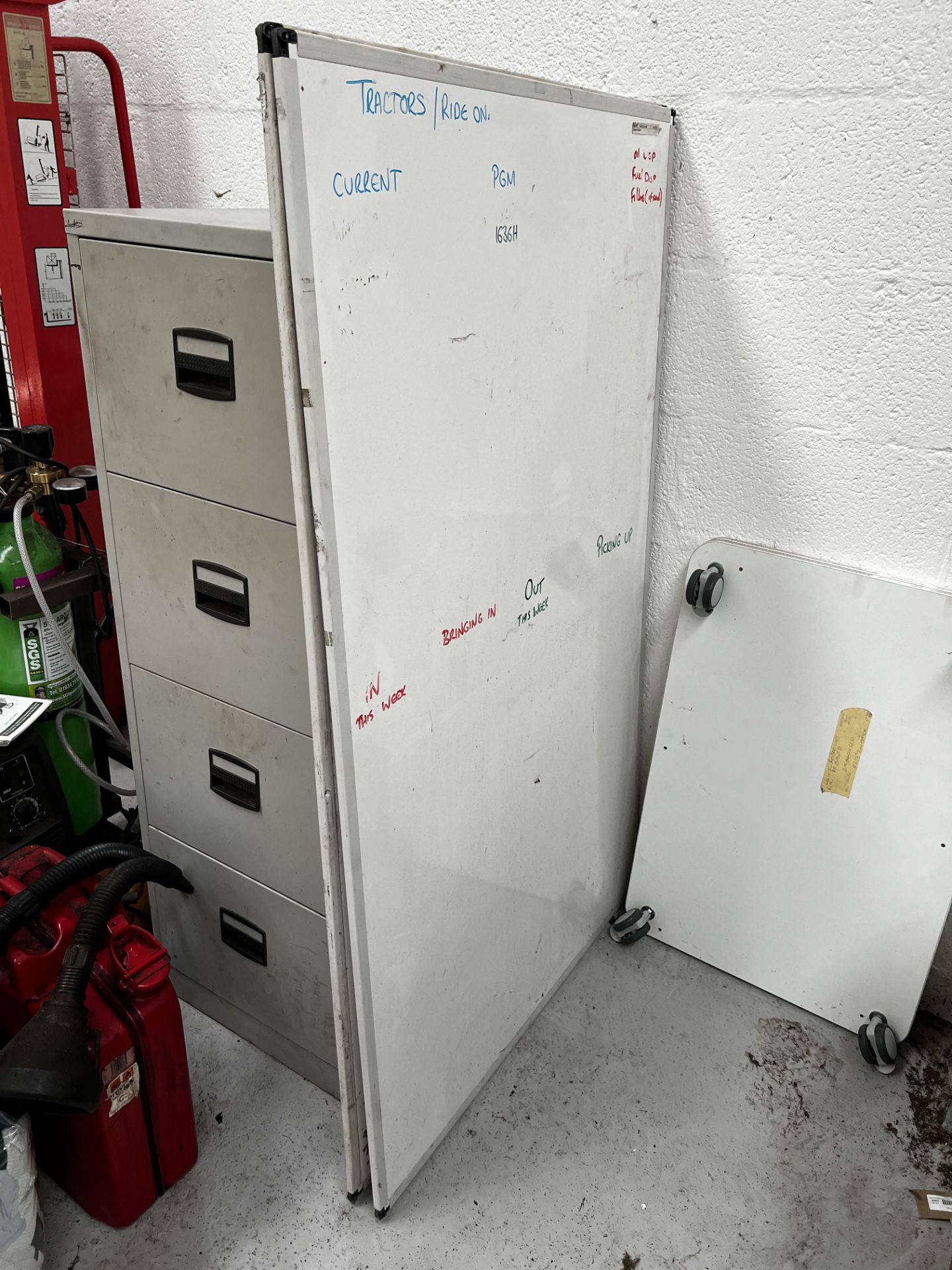 Three whiteboards (This lot is located in Plympton) - Image 2 of 4