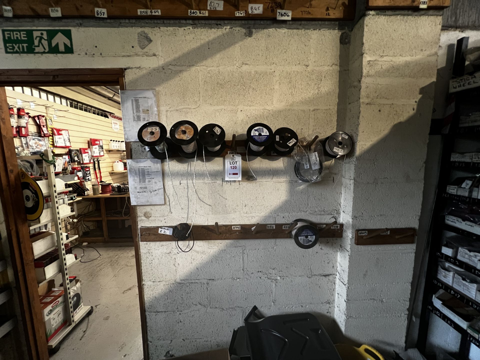 Various cord reels with holders (this lot is located at Portreath) - Image 2 of 4