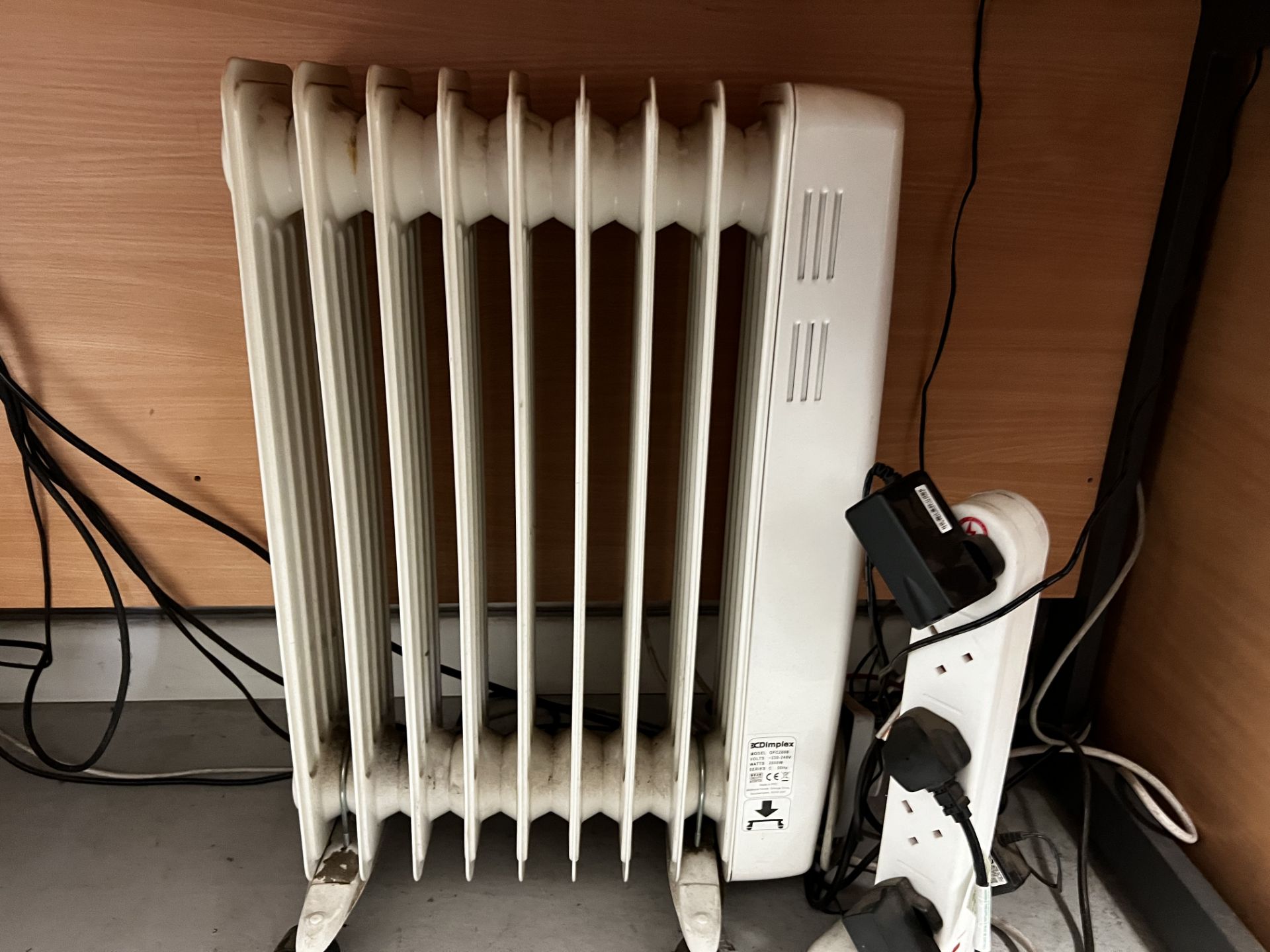 Two under desk radiators, one Honeywell electric heater (This lot is located in Plympton) - Image 2 of 3
