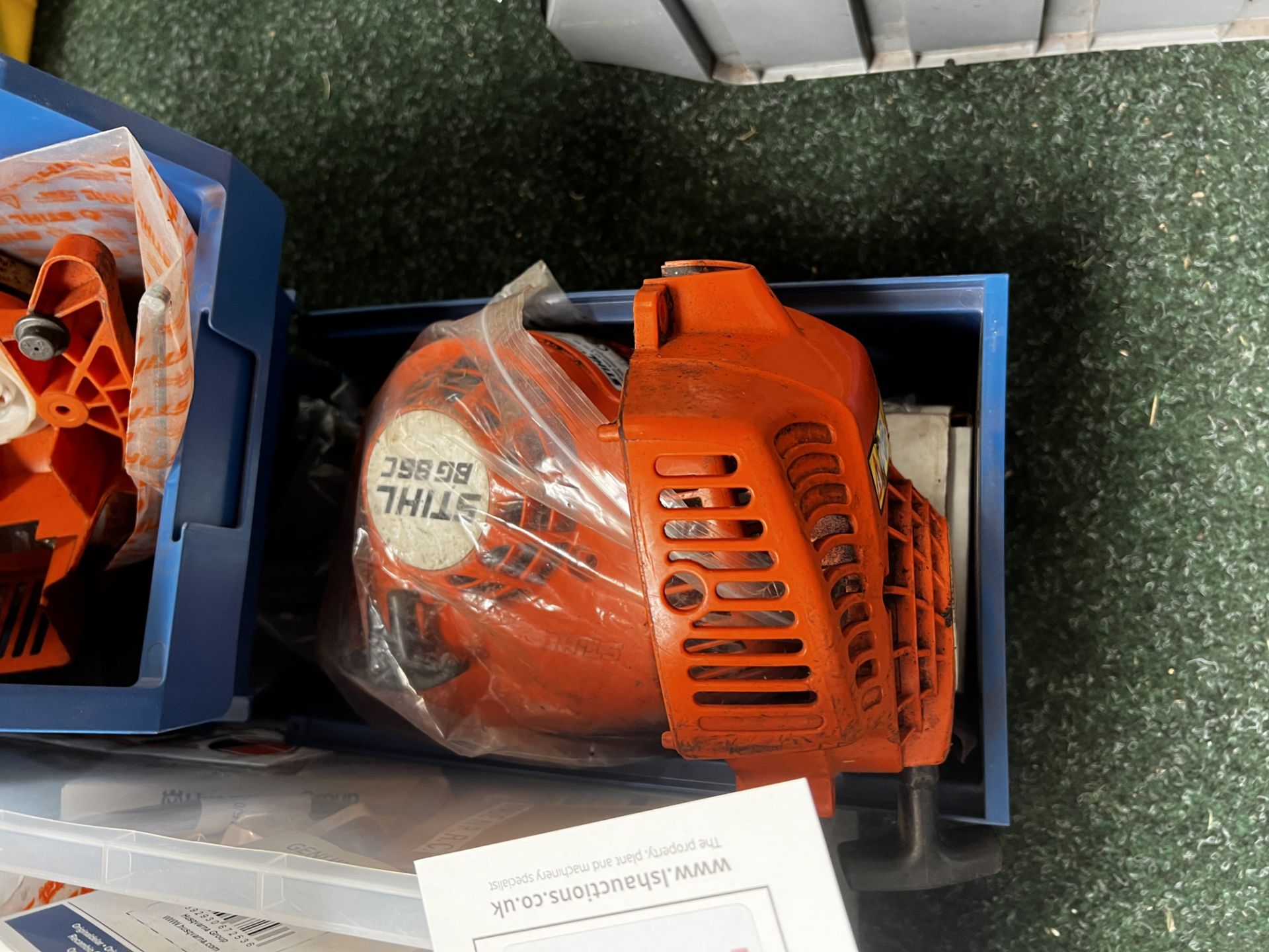 Five boxes of assorted Stihl parts (This lot is located in Plympton) - Image 2 of 6