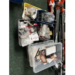 Six boxes of miscellaneous parts, filters, etc. (This lot is located in Plympton)