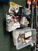 Six boxes of miscellaneous parts, filters, etc. (This lot is located in Plympton)