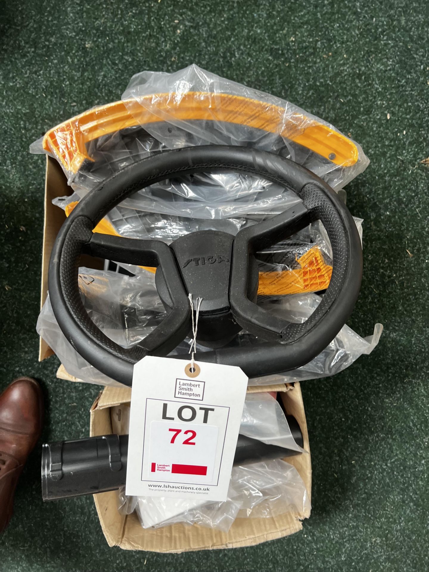 Stiga steering wheel and parts (This lot is located in Plympton) - Image 3 of 4