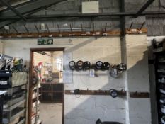 Various cord reels with holders (this lot is located at Portreath)