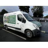 Vauxhall Movano 2.3 turbo diesel panel van, reg no. GL12 DHP, mileage 160,775, F3500 winch, roof