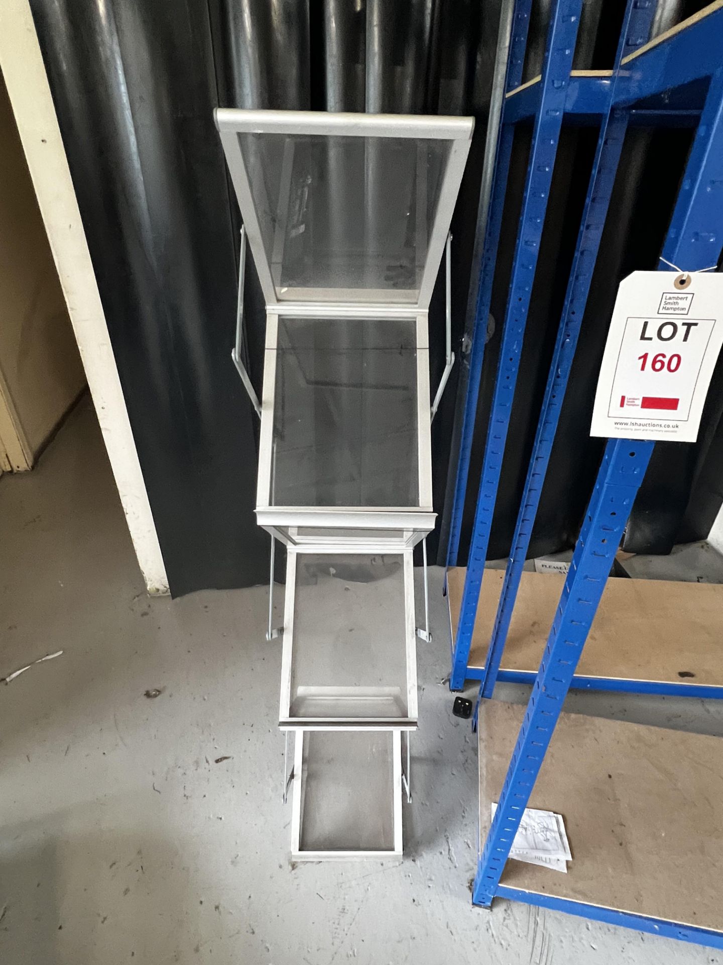 Two small adjustable racks, with display stands H 2.2m x W 1.2m x D 45cm (this lot is located at - Image 3 of 5