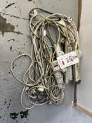 Assorted extension leads (this lot is located at Portreath)