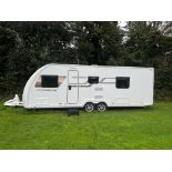 Sprite Caravan Swift Quatro EW, purchased new March 2022 double axle wheel base, cooker, 3 ring hob,