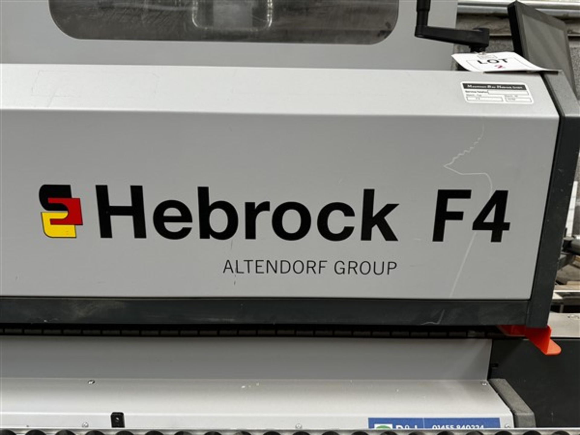 Hebrock F4 edgebander, serial no F2799 (2021) (Please note: A work Method Statement and Risk - Image 2 of 10