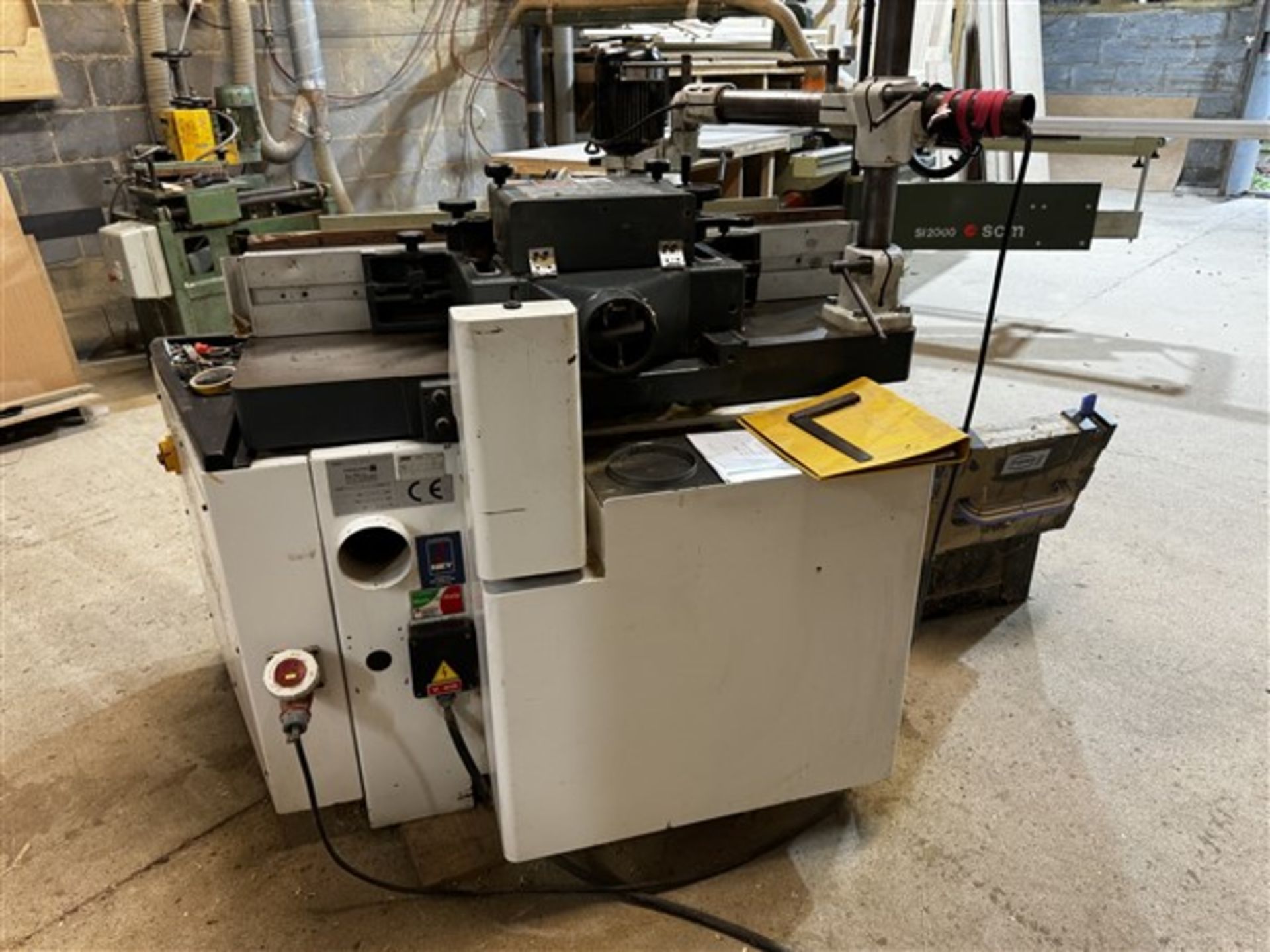 Paoloni TX160 spindle moulder, serial no. 20556 (2007) with overtable feeder - Image 3 of 12