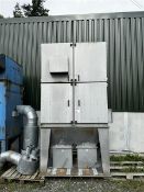 A1 Extraction Ltd dust extractor, serial no. May 2009/5532, with assorted exhaust vents height 3.