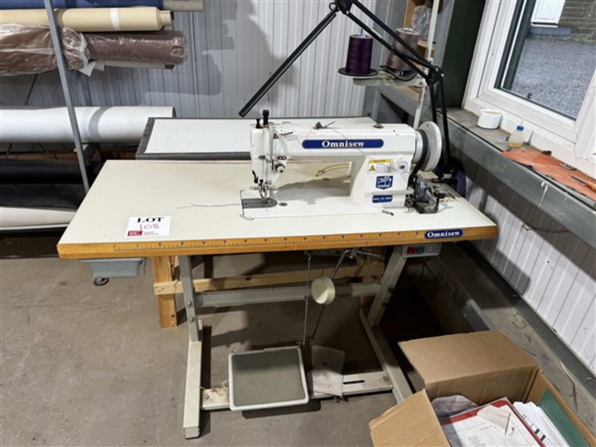 Omnisew flat bed sewing machine