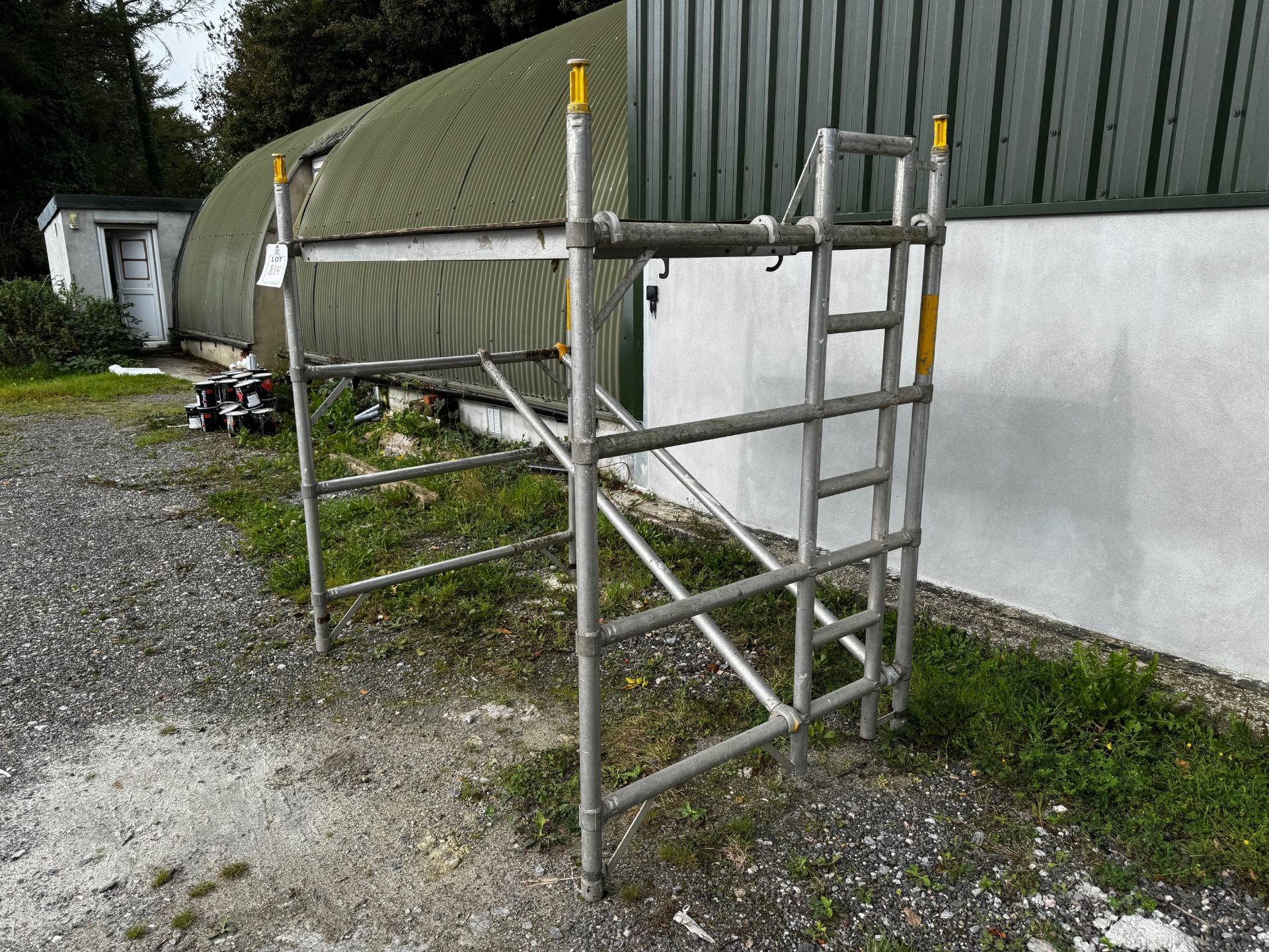 Scaffold raised work platform, height 6ft approx. - Image 2 of 2