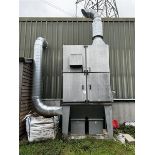 A1 Extraction Ltd dust extractor height 3.2m x length 1.7m x width 105cm (approx) Excluding height