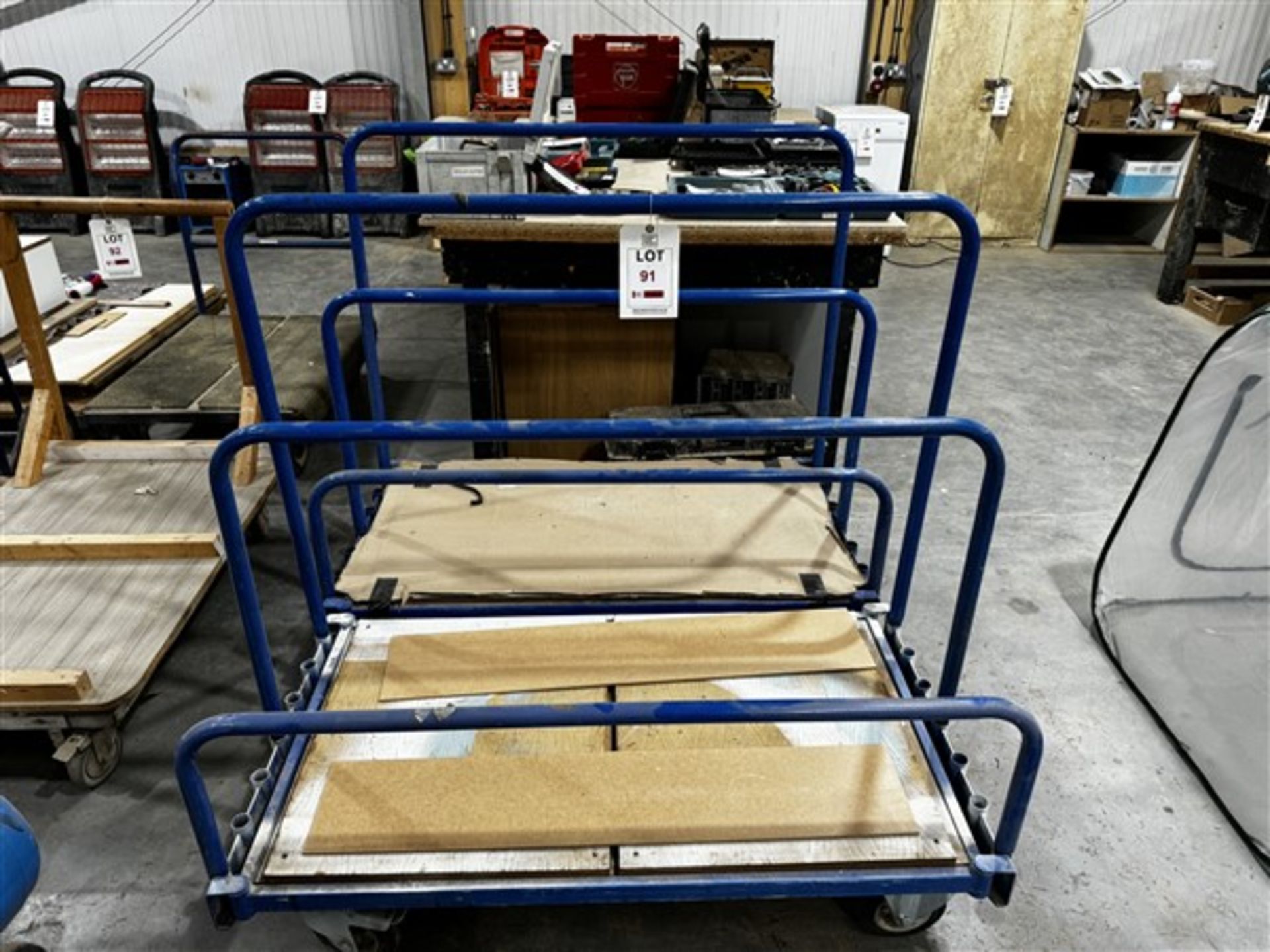Two metal framed trolleys - Image 2 of 4