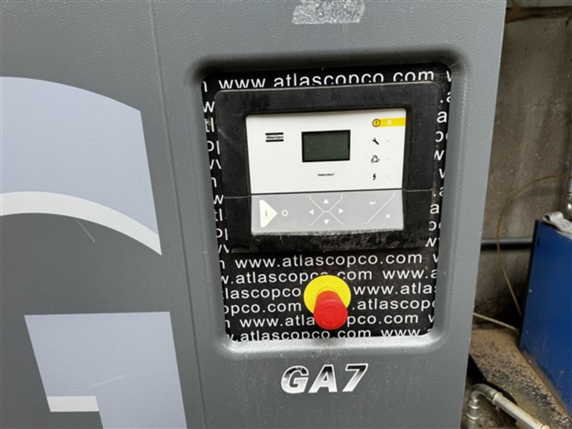 Atlas Copco GA7P rotary screw packaged GA7P air compressor, serial no CA1715200 (2013) (Please note: - Image 2 of 6