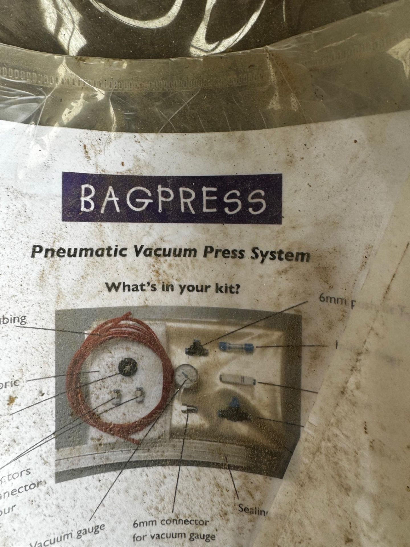 Bagpress, pneumatic vacuum press system (bags, no motor) - Image 2 of 3