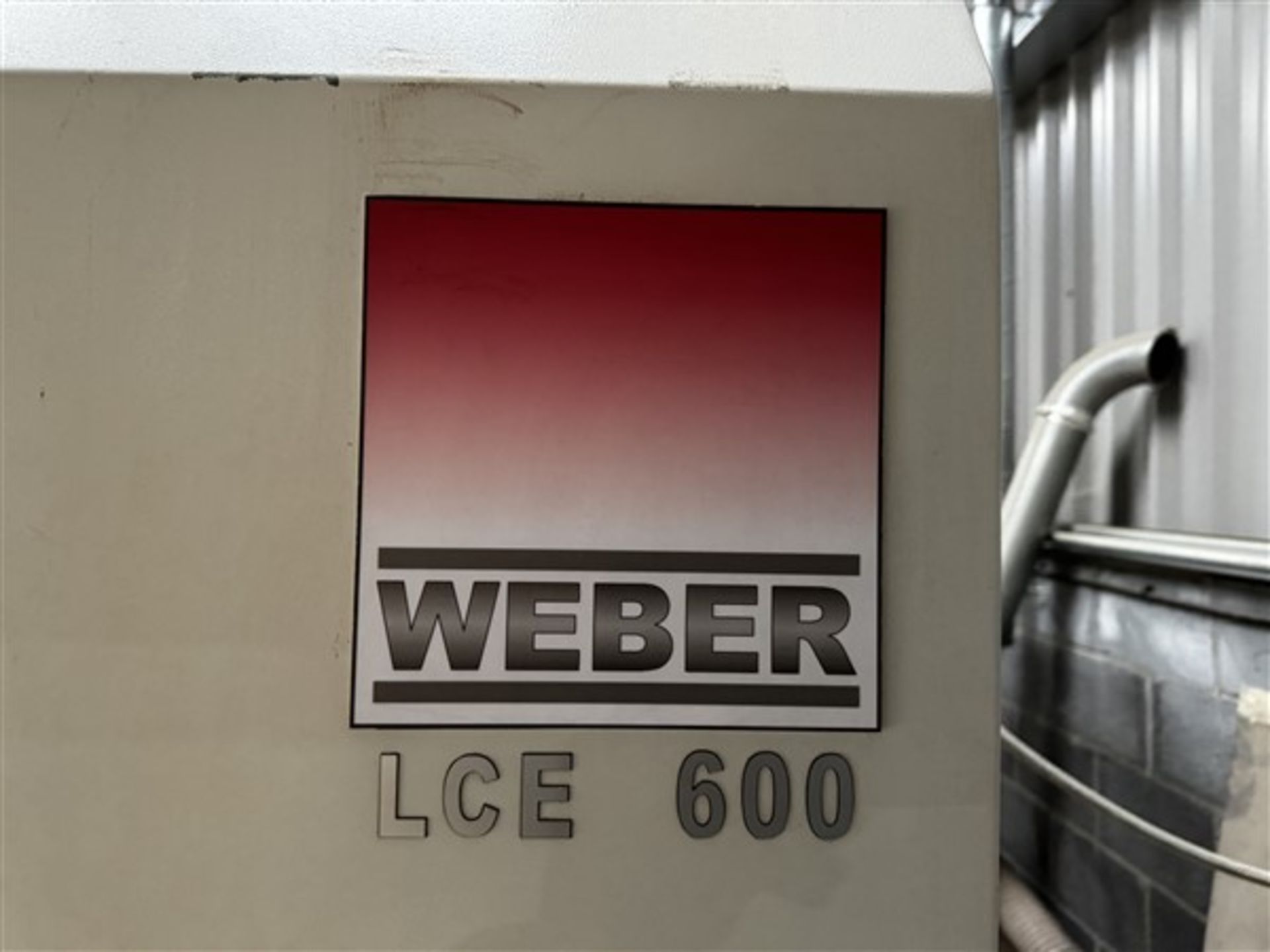 Webber wide belt sanding machine, model LCE-600-DK-1350, serial no 99.467.22 (2007) (Please - Image 2 of 9