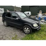 Mercedes ML270 CDI Auto, reg no. LB54 EGF mileage 157,856 V5 - no, two keys, MOT: 28/09/2024 (please