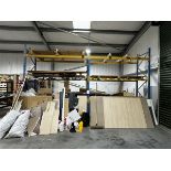 2-bay, 3-shelf boltless adjustable pallet racking (excluding contents) height 3.4m x length 5.6m x