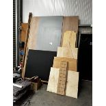 Assorted wood (to exclude black wooden board shown in photo)