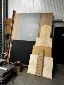 Assorted wood (to exclude black wooden board shown in photo)
