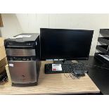 LG monitor, Contender PC, keyboard & mouse