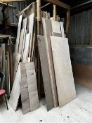 Assorted wood as lotted