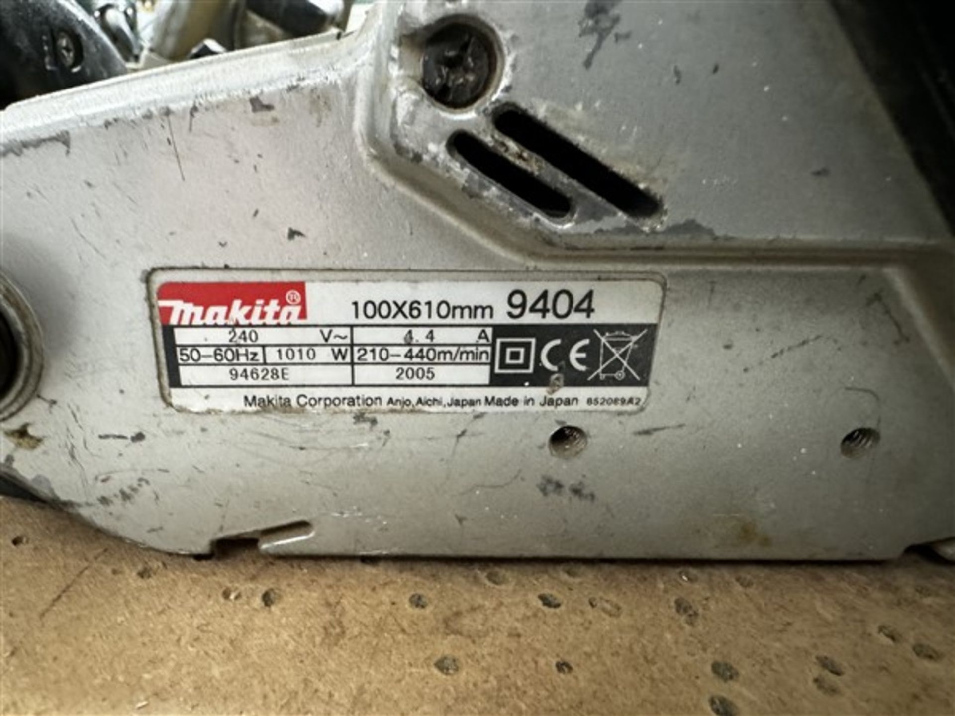 Makita 9404 belt sander, year 2005 - Image 2 of 4