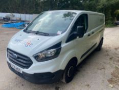 Ford Transit Custom 300 Leader EcoBlue diesel panel van Euro 6 AR, 1995cc, Registration No. GX71