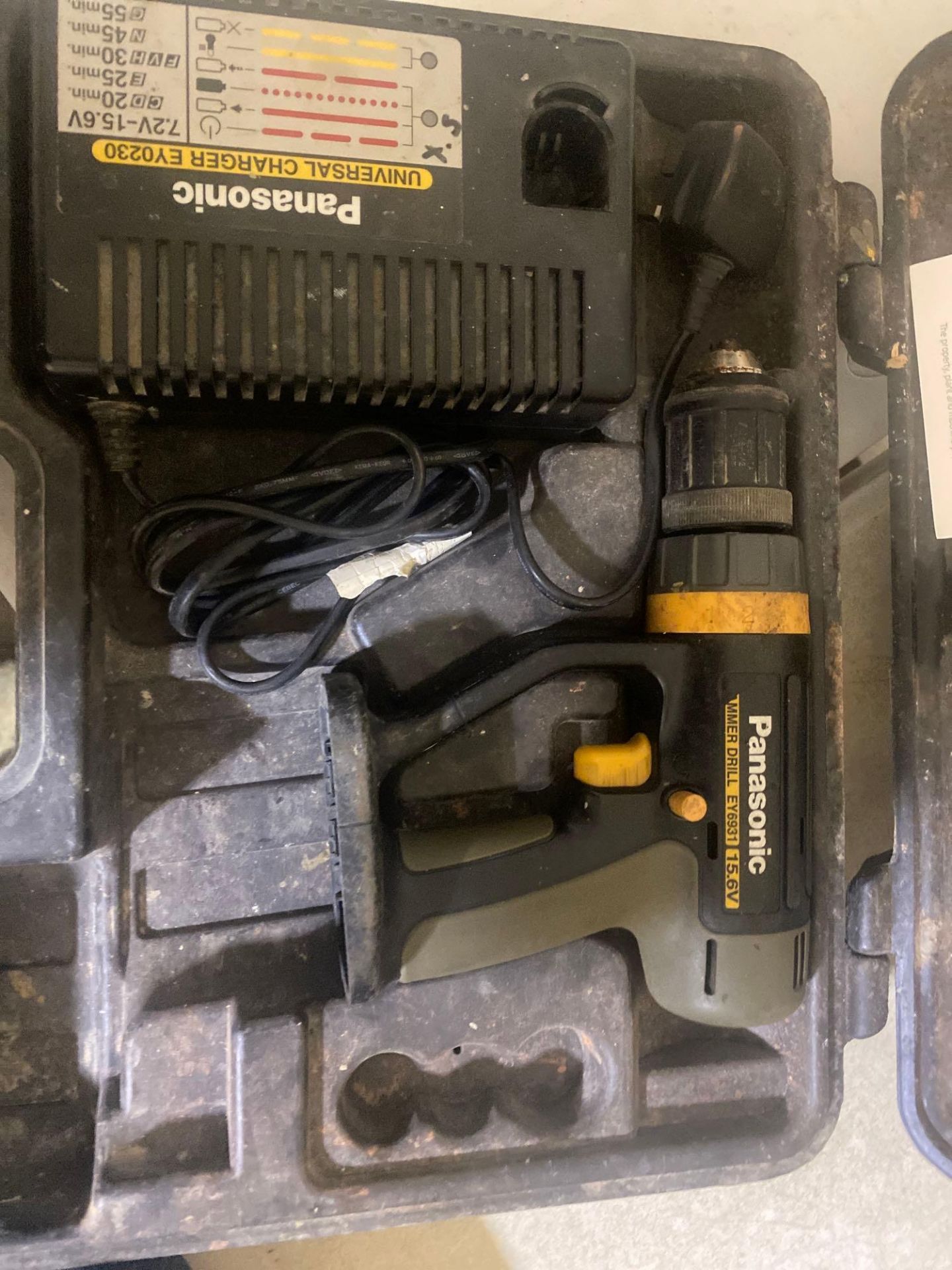 Panasonic EY6931 cordless hammer drill with charger - please note no battery - Image 2 of 2