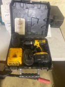 DeWALT cordless drill complete with charger